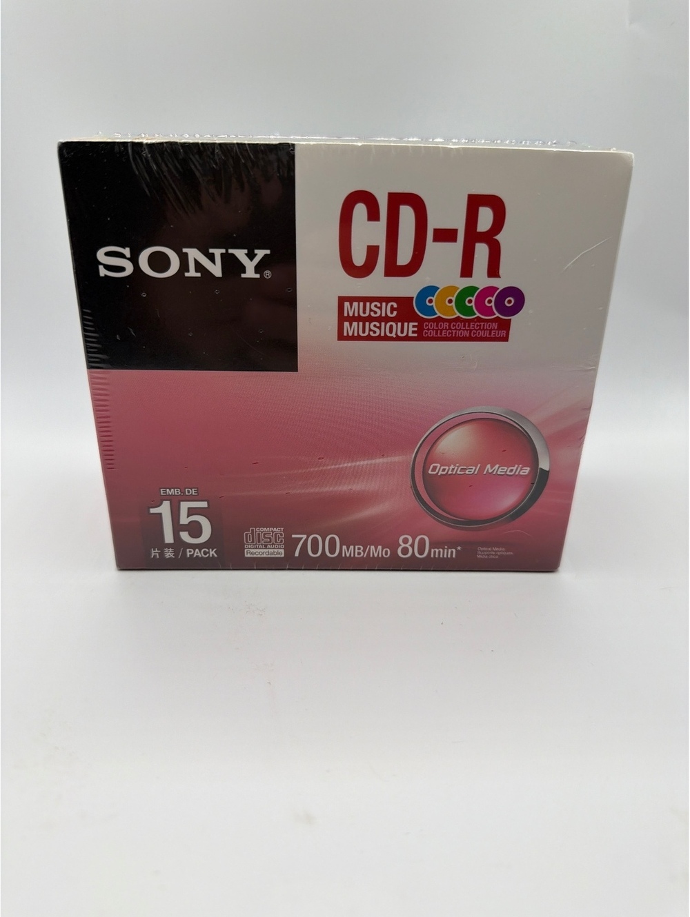 Sony CD-R Music 15 Pack 700MB 80min Optical Media